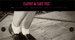 Desktop Screenshot of flatfootandfancyfree.com